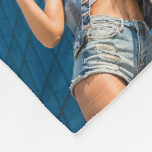 Script Best Friends Forever 6 Foto Collage White Fleecedecke (Ecke)