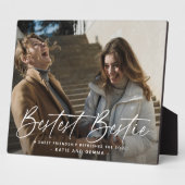 Script 'Bestest Bestie' Friends Keepake Foto Fotoplatte (Seite)