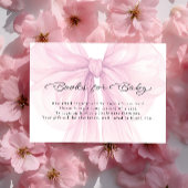 Script Blush Bow Books for Baby Insert