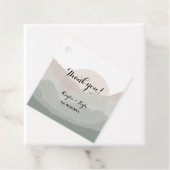 Script Boho Mountain Wedding Anniversary  Geschenkanhänger (Beispiel)