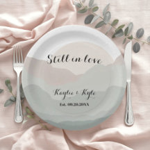 Script Boho Watercolor Berg