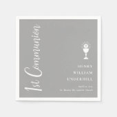 Script Boys 1. Kommunion Serviette (Vorderseite)