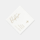 Script Boys Taufe Serviette (Ecke)