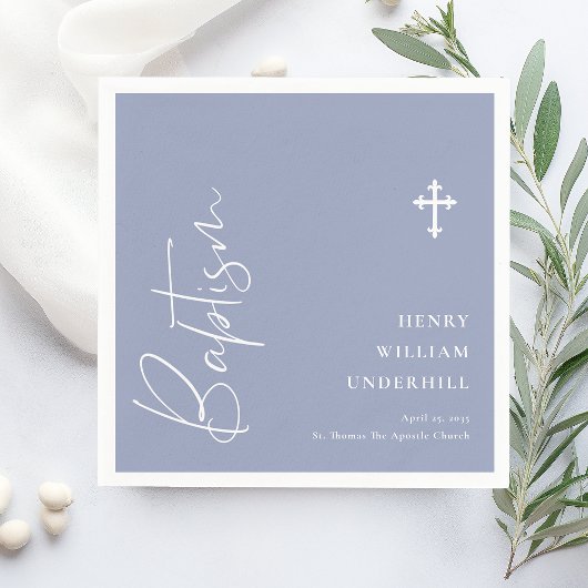 Script Boys Taufe Serviette