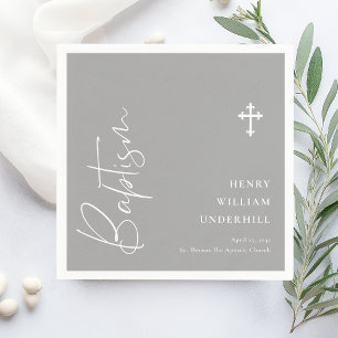 Script Boys Taufe Serviette