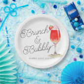 Script Brautparty Bubbly Cocktail Party Pappteller (Party)