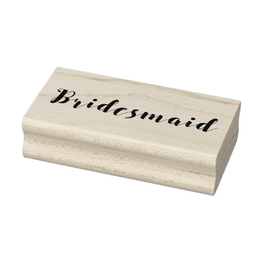 Script Bridesmaid Gummistempel (Stempel)