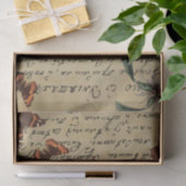 Script Butterfly Vintag Decoupage Tissue Paper Seidenpapier (Geschenk)