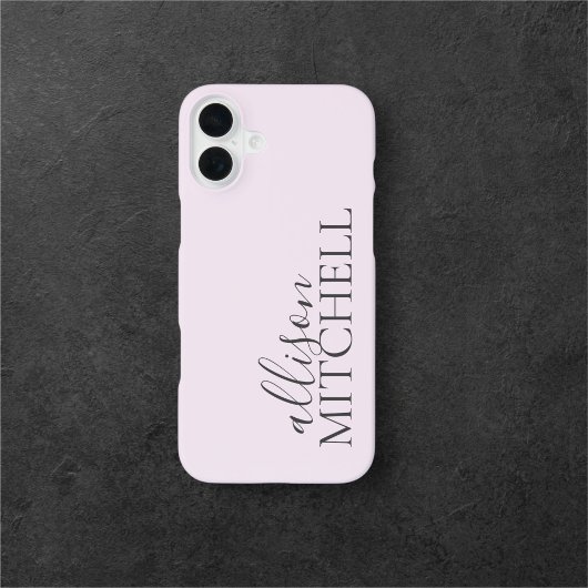Script Calligrafy Minimalistisch iPhone Case Hülle