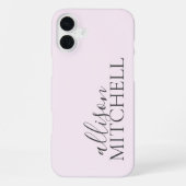 Script Calligrafy Minimalistisch iPhone Case iPhone Hülle (Rückseite)