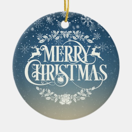 Script Christmas Opa, Großmutter, Pop Definition Keramik Ornament (Vorne)