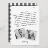 Script-Coronavirus-Urlaubskarte Ankündigung (Vorne/Hinten)