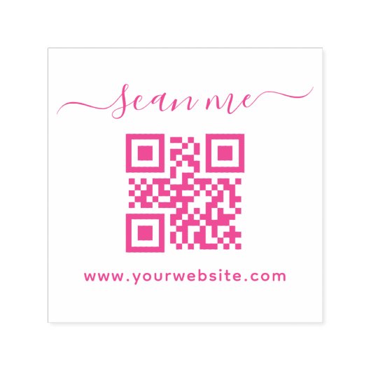 Script custom text and QR code   Permastempel (Design)