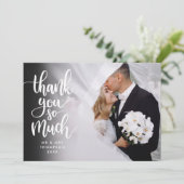 Script danke Ihnen so viel Gold Hearts Hochzeitssz (Stehend Vorderseite)