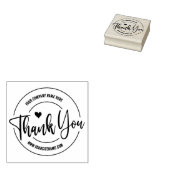 Script Dankeschön, Custom Business and Site Gummistempel (Stempel)