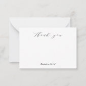 Script Dankeschön, dass Sie Karten bemerken (Vorderseite)