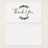 Script Dankeschön Karte (Vorne & Hinten)