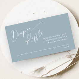 Script Diaper Raffle Boys Babydusche Begleitkarte