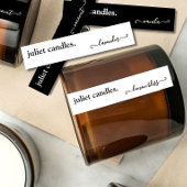 Script-Dünnkandle-Tamper-Proof-Siegel Etiketten