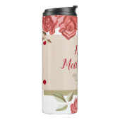Script Elegant Trendy Modern Happy Mütter Day Thermosbecher (Nach links gedreht)