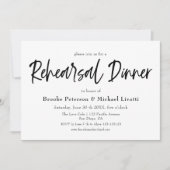Script Elegante Probe Dinner Einladung (Vorderseite)
