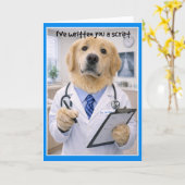 Script Feel Better Get Well Card  PA-1 Karte (Gelbe Blume)