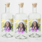 Script Foto Abschluss Liquor Flasche Etikett (Flaschen)