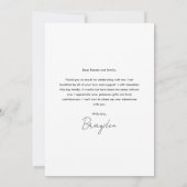 Script-Foto-Abschluss Vielen Dank Einladung (Rückseite)