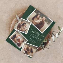 Script Foto Collage Religiöse Weihnachten Magnetkarte