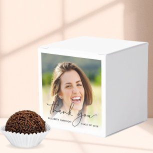 Script Foto Graduation Party Vielen Dank Geschenkschachtel