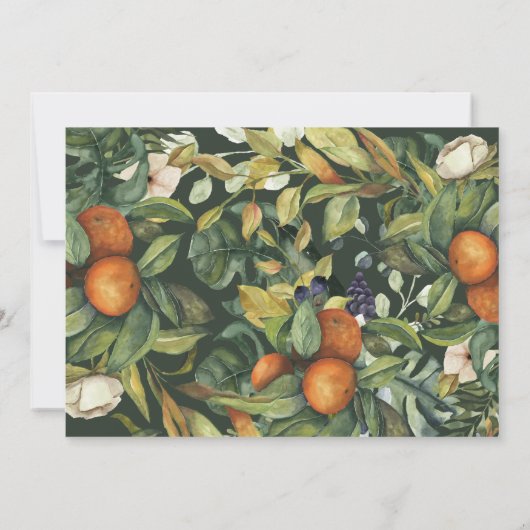 Script Foto Hochzeit danke Zitrus botanisch (Rückseite)