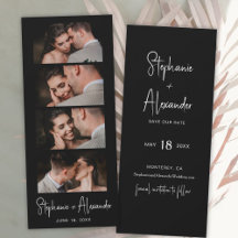 Script-Foto-Stand-Lesezeichen Hochzeit Speichern S