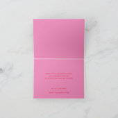 Script Frohe Weihnachten Rosa Rot (Innenseite)