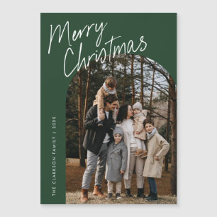 Script Frohe Weihnachtsgeschichte Foto Magnetkarte
