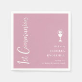 Script Girls 1. Kommunion Serviette (Vorderseite)