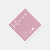 Script Girls 1. Kommunion Serviette (Ecke)