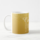 Script Gold Glitzer Best Ever Cousin Definition Kaffeetasse (Links)