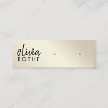 Script Gold Gradient Study Earring