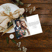 Script Gracias Spanish Wedding Foto Vielen Dank Karte