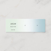 Script Gradient Stud Earring Mini Mini Visitenkarte (Vorderseite)