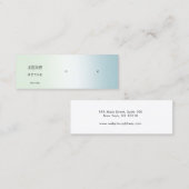 Script Gradient Stud Earring Mini Visitenkarte (Vorne/Hinten)