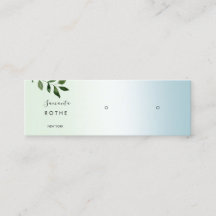 Script Gradient Study Earring Mini Business Ca