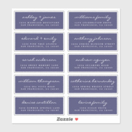 Script Guest Address Labels ORDER 6" oder 8" Blatt