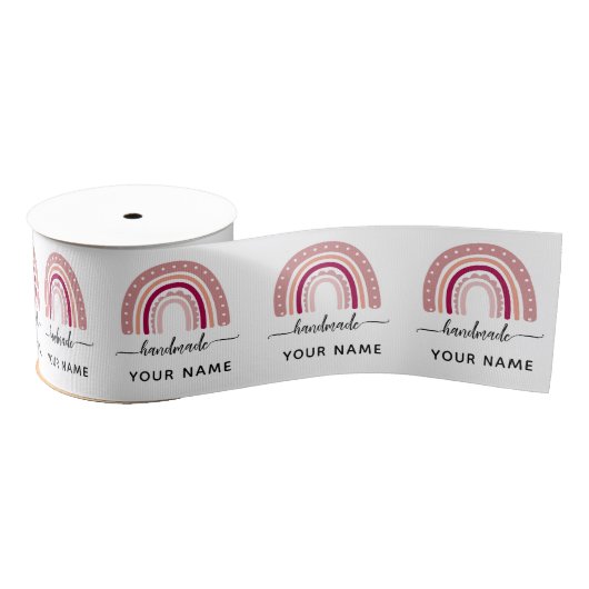 Script handmade by Custom cut and sew rainbow Ripsband (Spule)