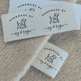  Script Handmade by Custom logo cut and sew  Ripsband