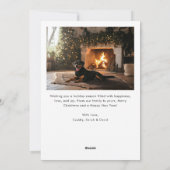 Script Happy Howlidays Pet Arch Foto Weihnachten (Rückseite)