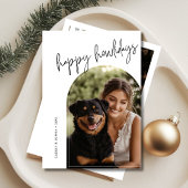 Script Happy Howlidays Pet Arch Foto Weihnachten