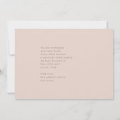 Script Hello Name Black Minimalistisch Foto Baby (Rückseite)