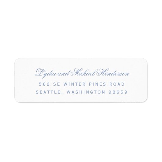 Script-Hochzeit-Rücksendeadresse (Vorne)