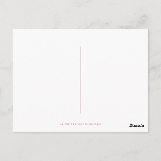 Script Holiday Postcard, Mitte Jahrhundert Postkarte (Rückseite)